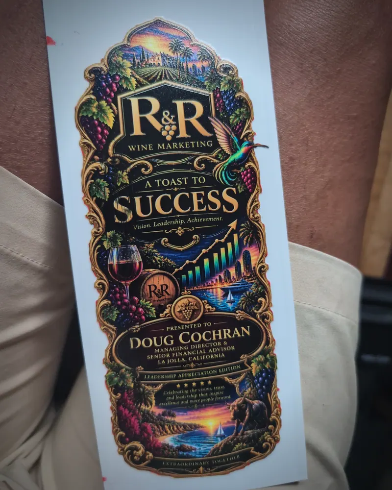 R&R Wine Marketing, 2026: The Success label, printed and in hand
