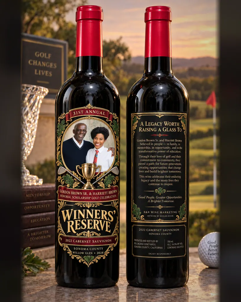 Winners' Reserve, 2026: Black Cabernet, rendered on the course