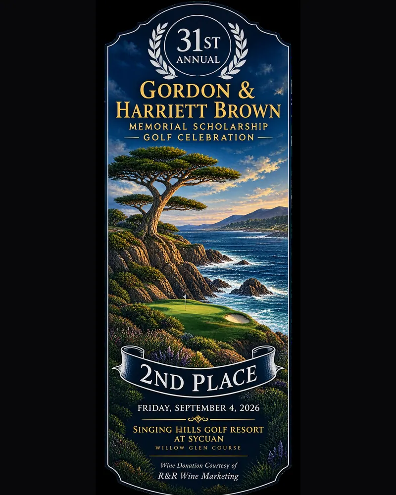 Golf tournament, 2026: Label design