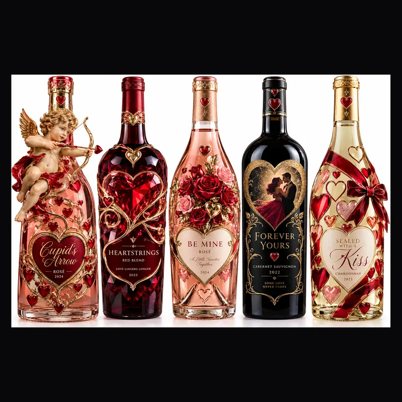 Valentine's collection: The bottles in the series