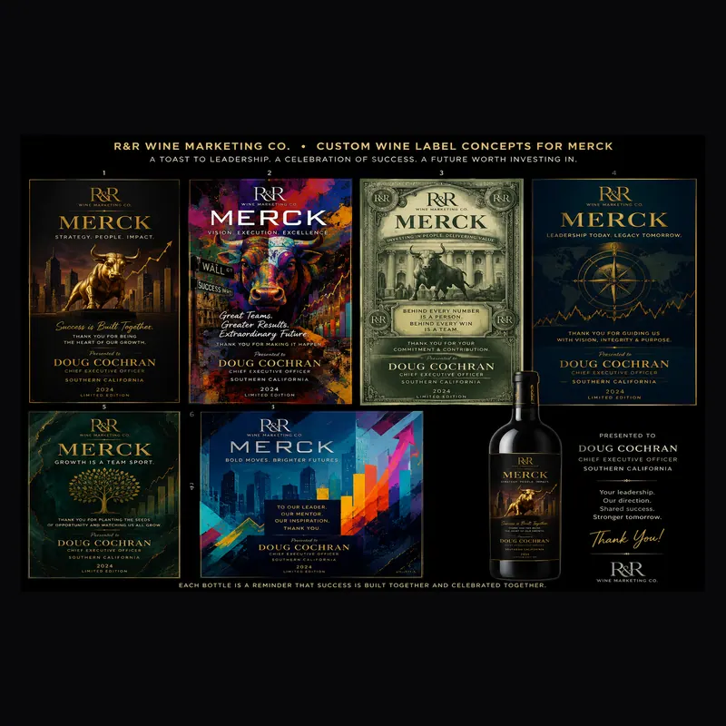 Collection board, 2026: A presentation board for a label series