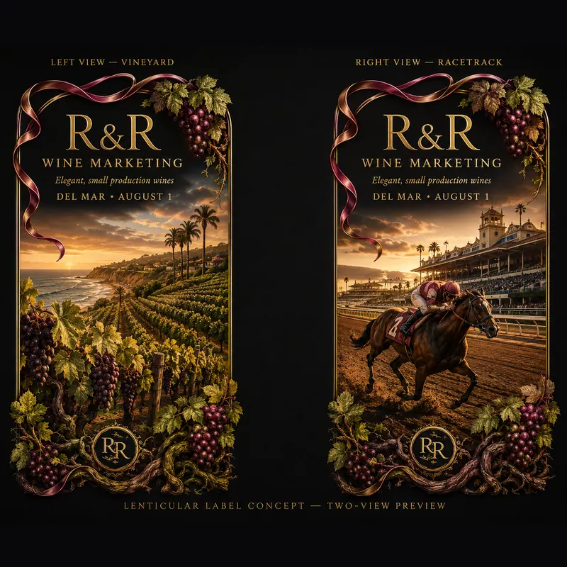 R&R Wine Marketing, 2026: Label design