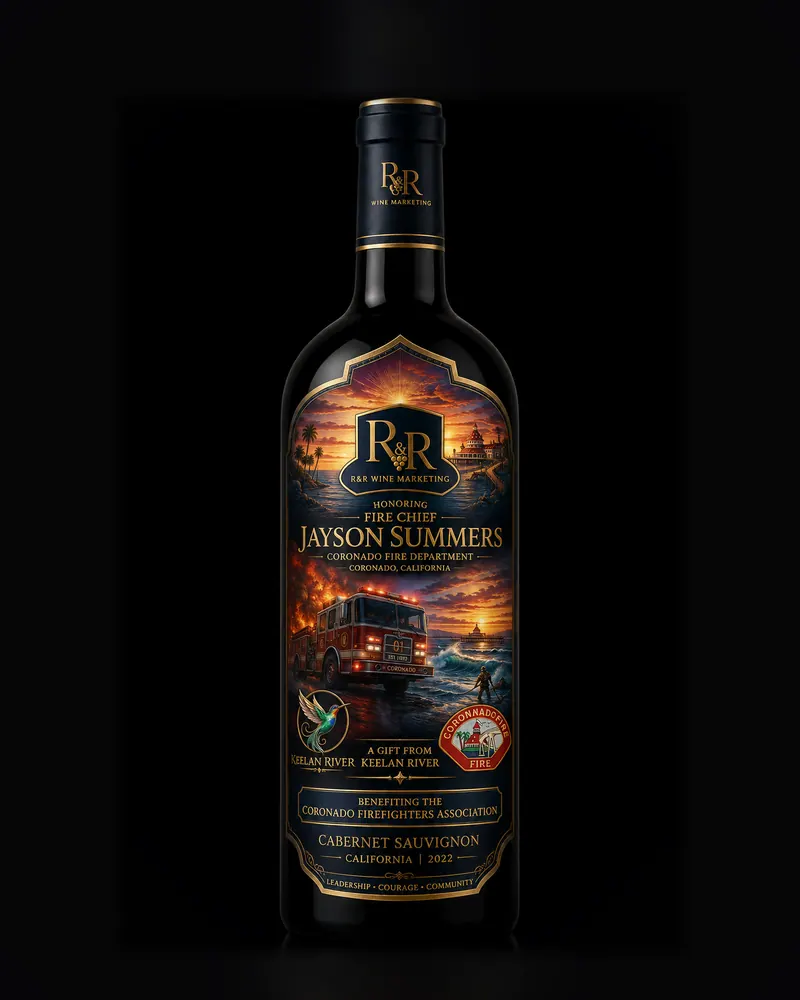 Bottle concept, 2026: A finished bottle render from our studio