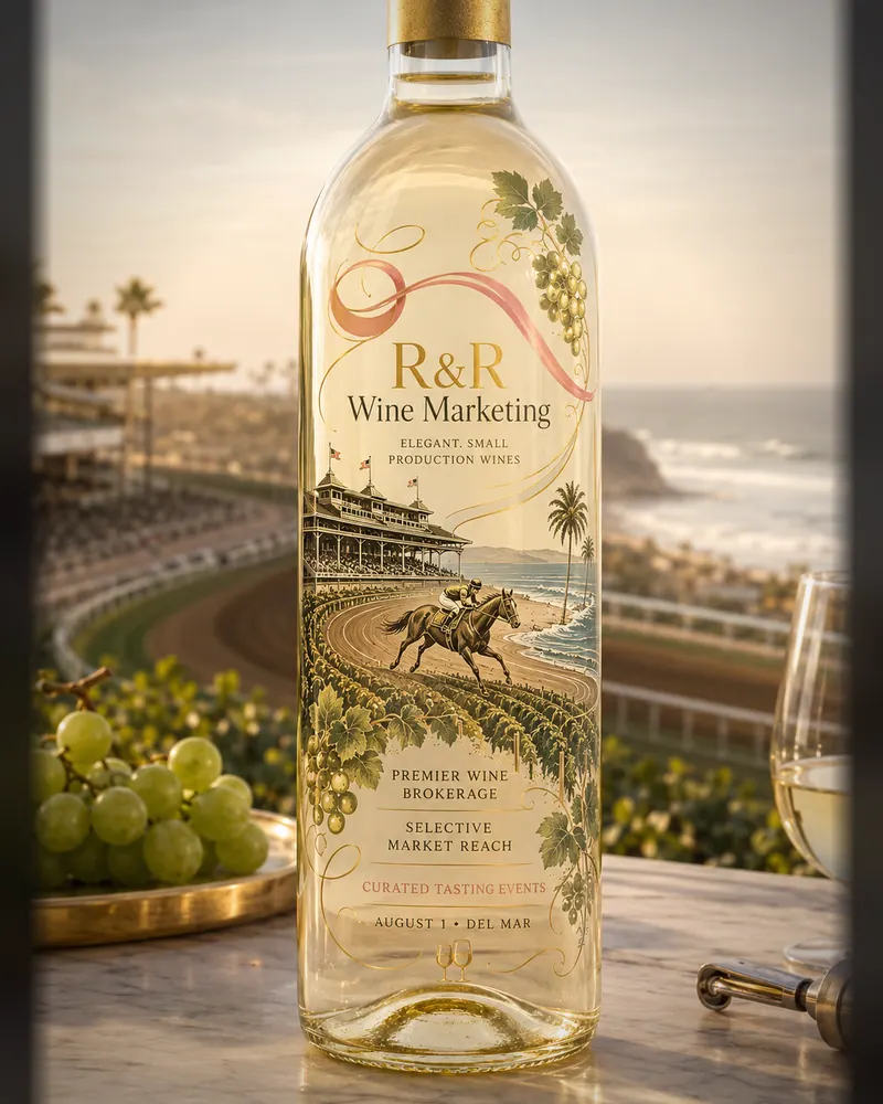 Bottle concept, 2026: A finished bottle render from our studio