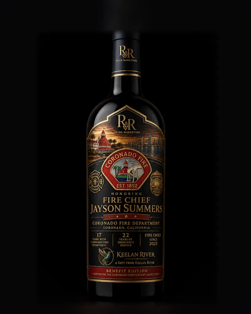 Bottle concept, 2026: A finished bottle render from our studio