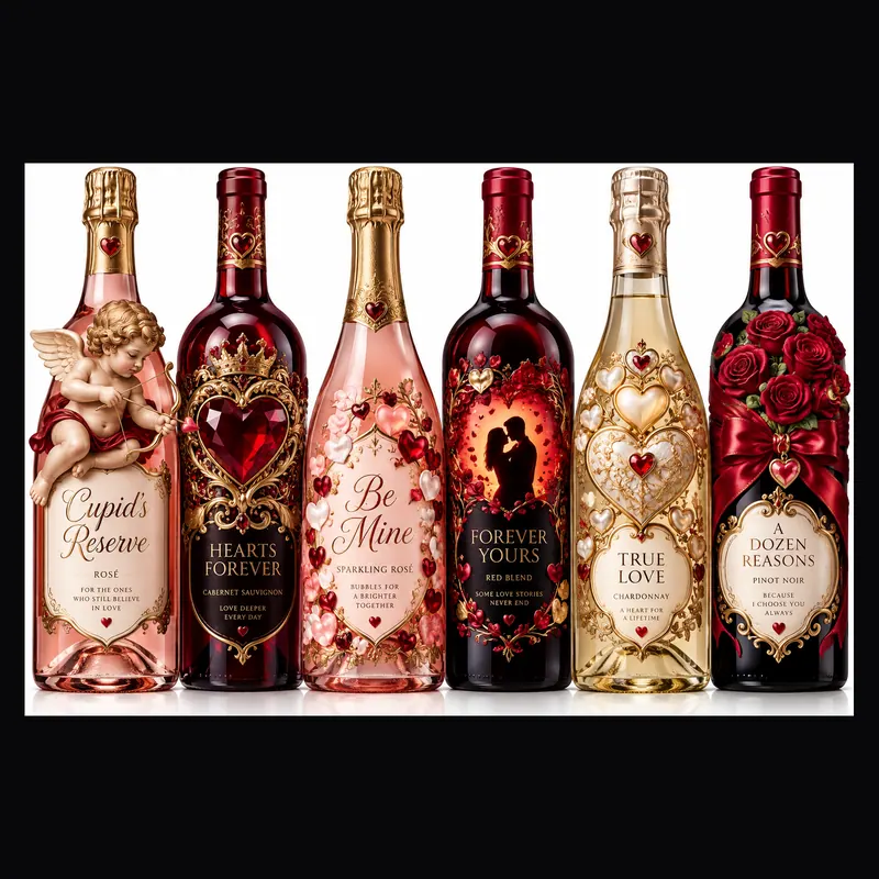 Valentine's collection: The bottles in the series