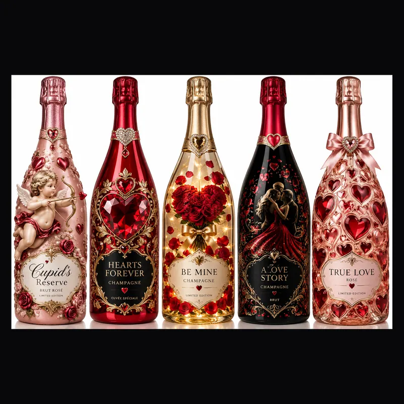 Valentine's collection: The bottles in the series
