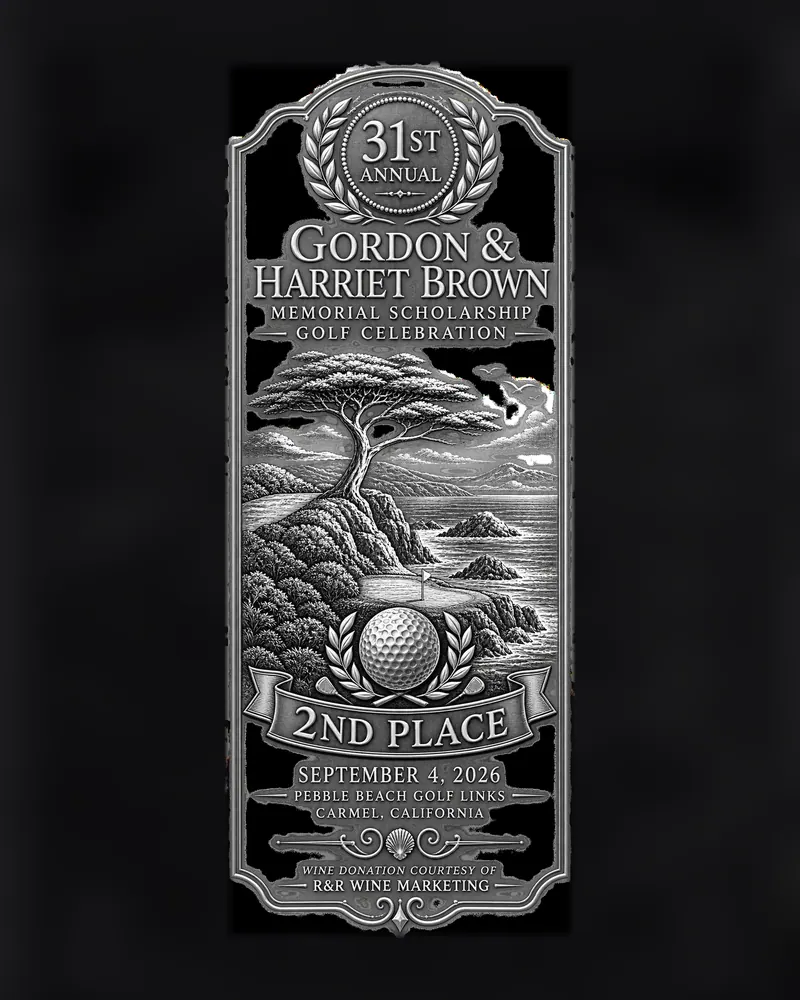 Golf tournament, 2026: Label design