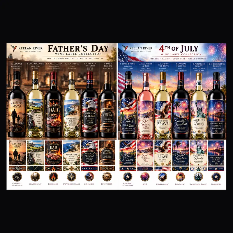 Father's Day collection: A presentation board for a label series