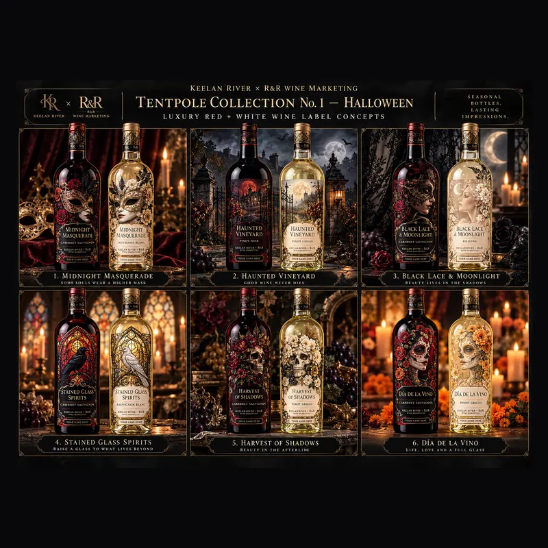 Collection board, 2026: A presentation board for a label series