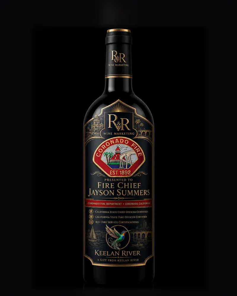 Bottle concept, 2026: A finished bottle render from our studio