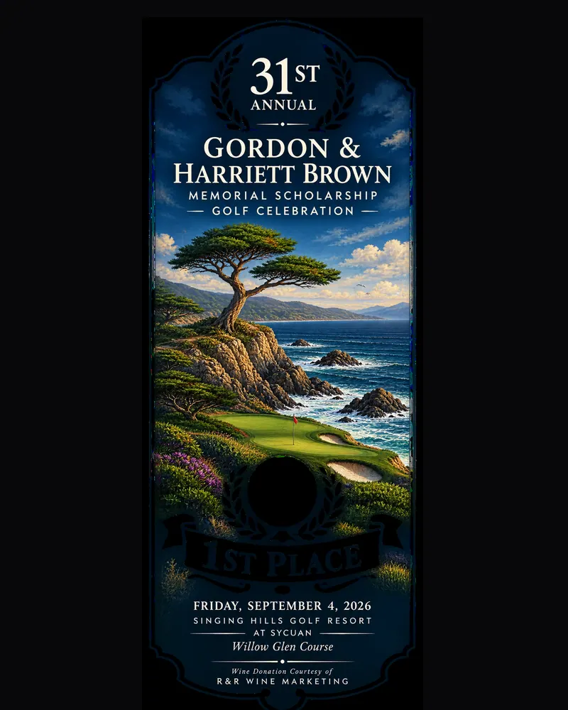 Golf tournament, 2026: Label design