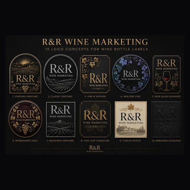 Collection board, 2026: A presentation board for a label series