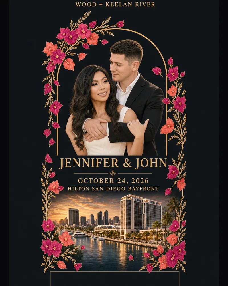Wedding gift, 2026: A label design we explored