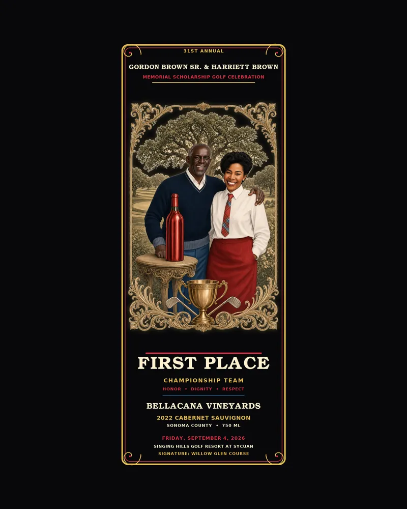 First Place front label artwork