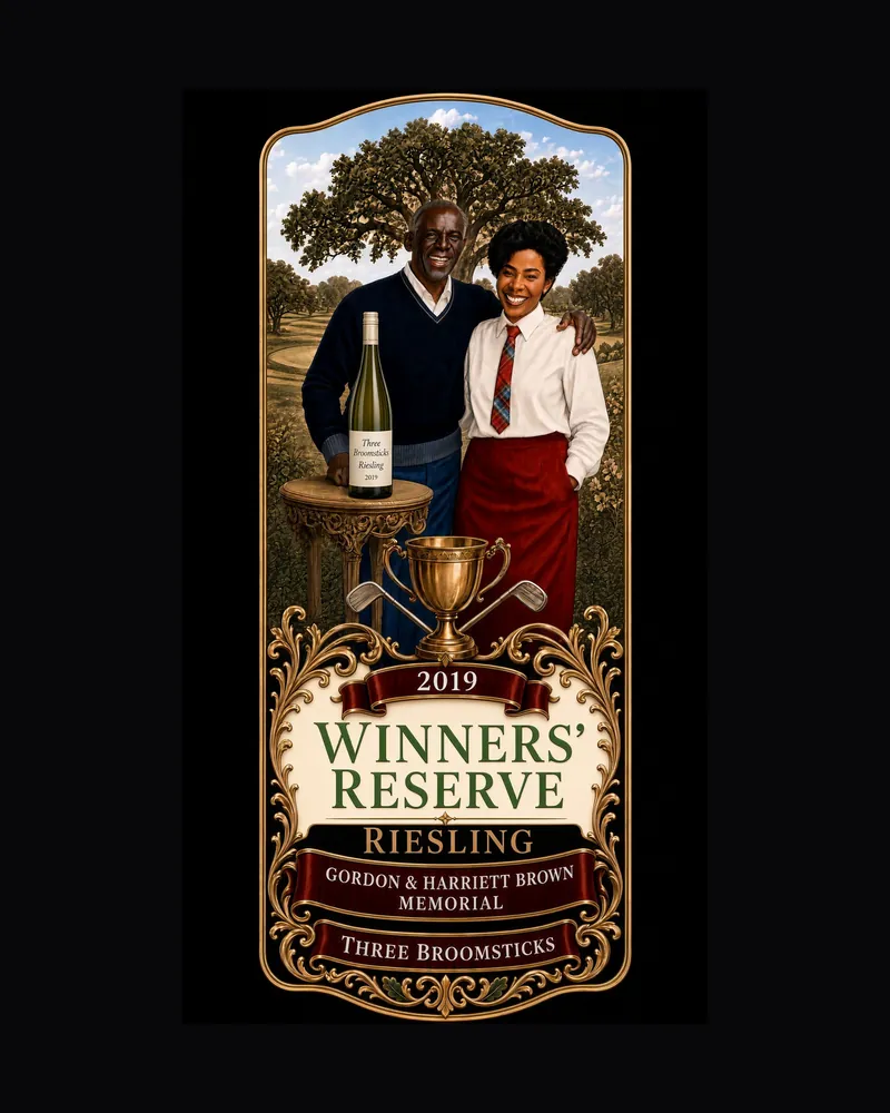 Winners' Reserve front label artwork