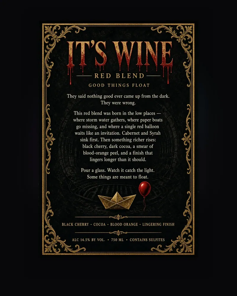 Custom back label design
