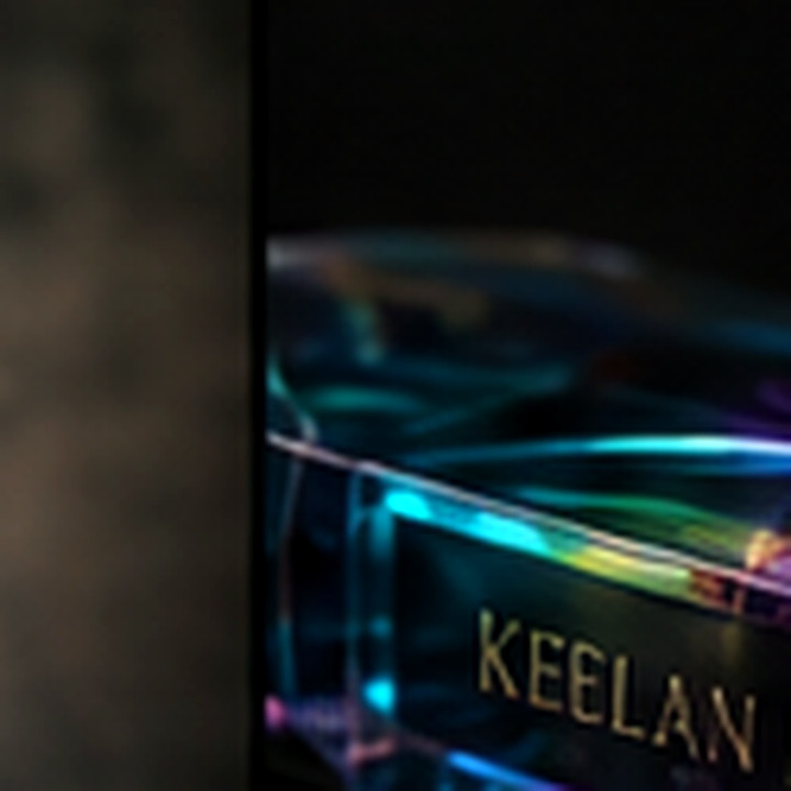 Iridescent acrylic Keelan River piece